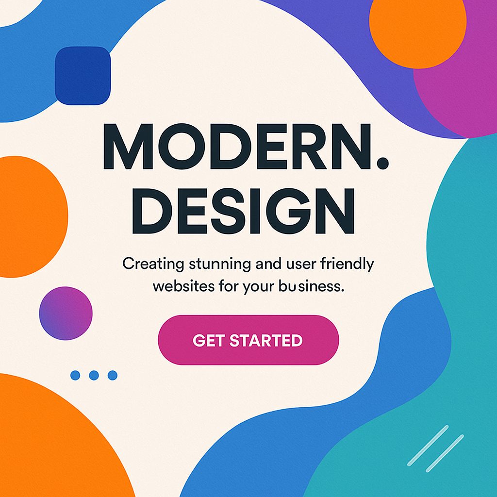 Premium website design showcasing modern aesthetics